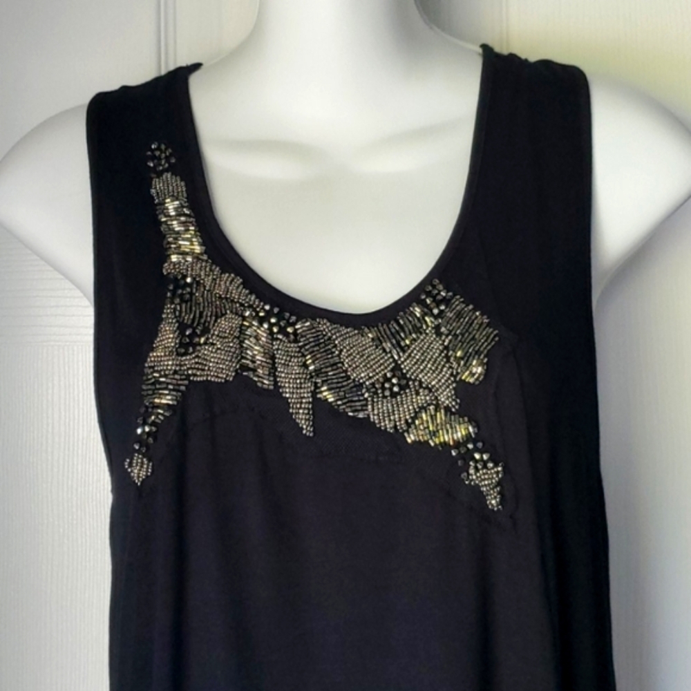 DESIGN HISTORY BEADED RACERBACK TOP